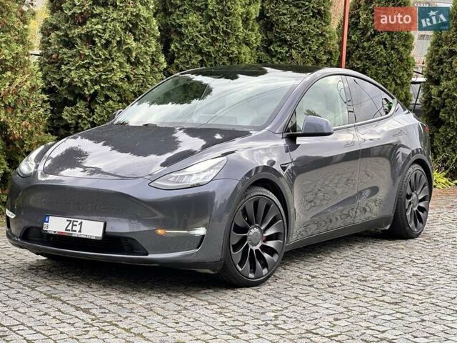 Тесла Model Y 2020 у Києві на Automoto.ua Сірий Тесла Model Y, об'ємом двигуна 0 л та пробігом 95 тис. км за 22700 $, фото 1 на Automoto.ua