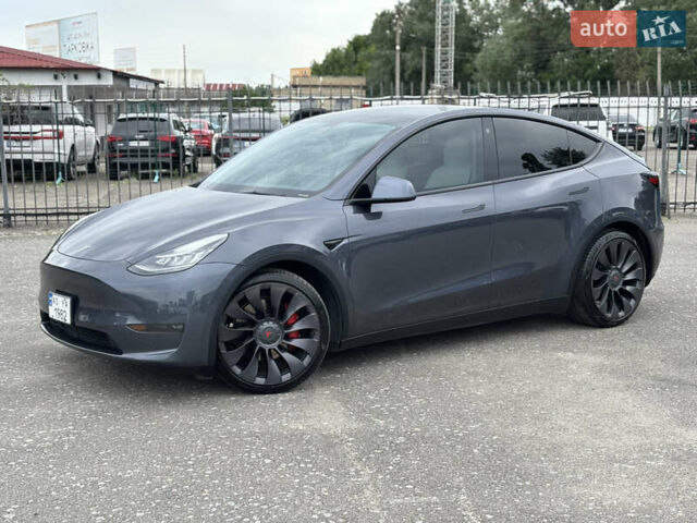 Тесла Model Y 2020 в Киеве на Automoto.ua Серый Тесла Model Y, объемом двигателя 0 л и пробегом 98 тыс. км за 24999 $, фото 1 на Automoto.ua