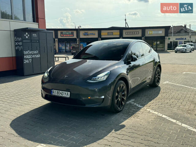 Серый Тесла Model Y, объемом двигателя 0 л и пробегом 104 тыс. км за 22500 $, фото 1 на Automoto.ua