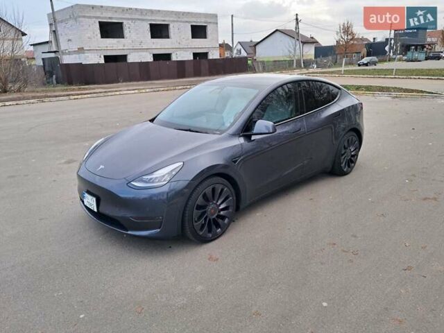 Серый Тесла Model Y, объемом двигателя 0 л и пробегом 100 тыс. км за 23500 $, фото 1 на Automoto.ua