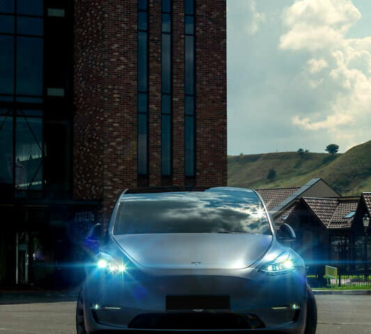 Серый Тесла Model Y, объемом двигателя 0 л и пробегом 26 тыс. км за 45500 $, фото 1 на Automoto.ua
