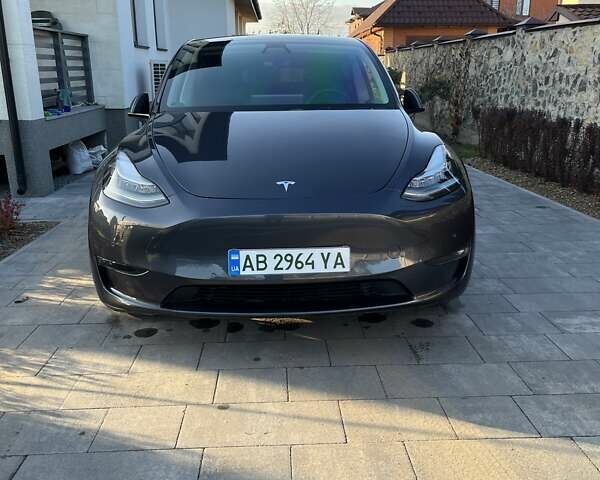 Серый Тесла Model Y, объемом двигателя 0 л и пробегом 23 тыс. км за 29900 $, фото 1 на Automoto.ua