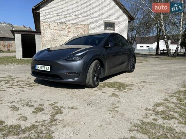 Серый Тесла Model Y, объемом двигателя 0 л и пробегом 9 тыс. км за 33999 $, фото 1 на Automoto.ua