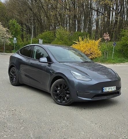 Серый Тесла Model Y, объемом двигателя 0 л и пробегом 54 тыс. км за 26999 $, фото 1 на Automoto.ua