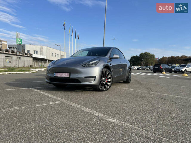 Сірий Тесла Model Y, об'ємом двигуна 0 л та пробігом 35 тис. км за 36500 $, фото 1 на Automoto.ua