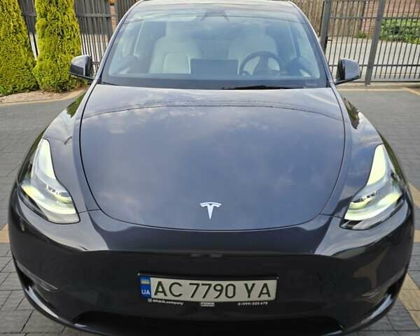 Серый Тесла Model Y, объемом двигателя 0 л и пробегом 128 тыс. км за 35700 $, фото 1 на Automoto.ua
