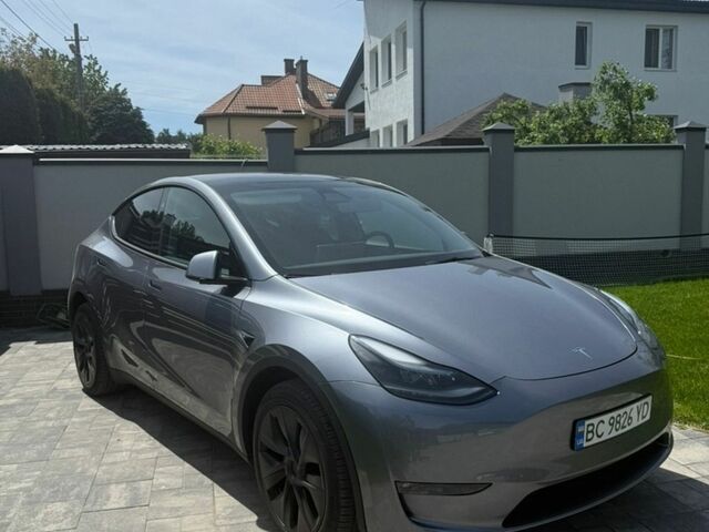 Серый Тесла Model Y, объемом двигателя 0 л и пробегом 21 тыс. км за 29300 $, фото 1 на Automoto.ua