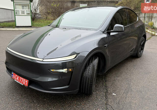 Серый Тесла Model Y, объемом двигателя 0 л и пробегом 4 тыс. км за 53500 $, фото 1 на Automoto.ua