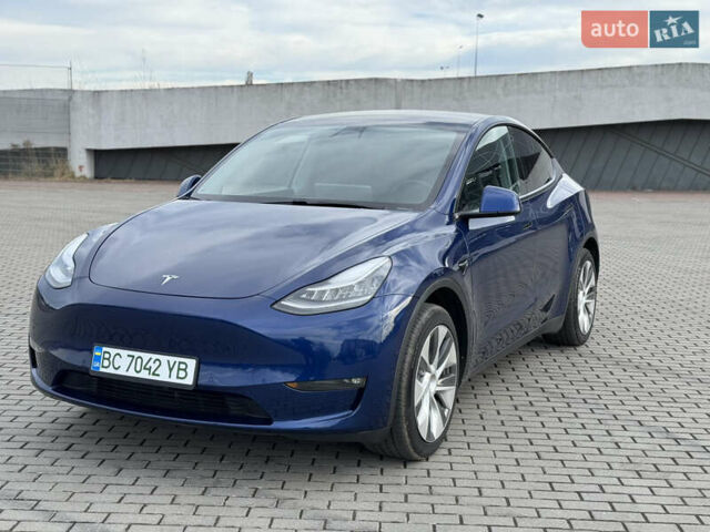 Синий Тесла Model Y, объемом двигателя 0 л и пробегом 83 тыс. км за 23800 $, фото 1 на Automoto.ua