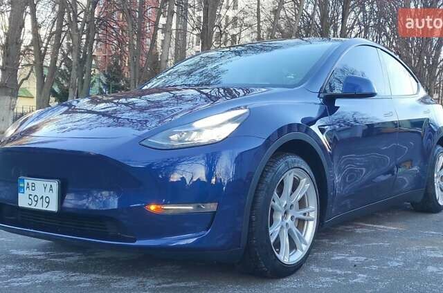Синий Тесла Model Y, объемом двигателя 0 л и пробегом 103 тыс. км за 23500 $, фото 1 на Automoto.ua