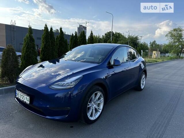 Синій Тесла Model Y, об'ємом двигуна 0 л та пробігом 58 тис. км за 26900 $, фото 1 на Automoto.ua