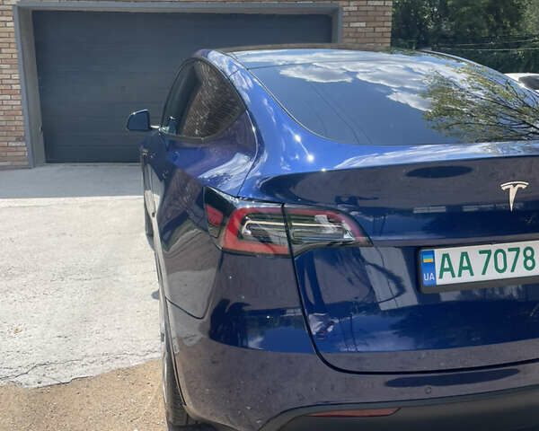 Синий Тесла Model Y, объемом двигателя 0 л и пробегом 118 тыс. км за 22300 $, фото 1 на Automoto.ua
