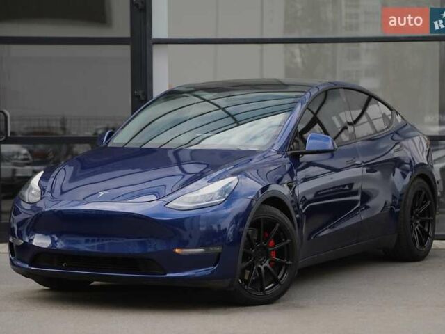 Синий Тесла Model Y, объемом двигателя 0 л и пробегом 188 тыс. км за 23500 $, фото 1 на Automoto.ua