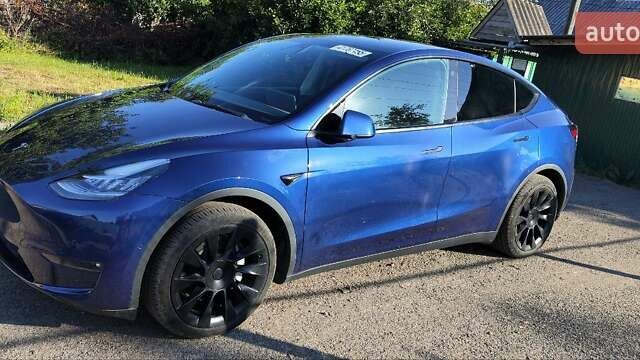 Синій Тесла Model Y, об'ємом двигуна 0 л та пробігом 62 тис. км за 25700 $, фото 1 на Automoto.ua