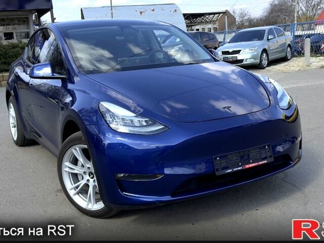 Синій Тесла Model Y, об'ємом двигуна 0 л та пробігом 59 тис. км за 23500 $, фото 1 на Automoto.ua