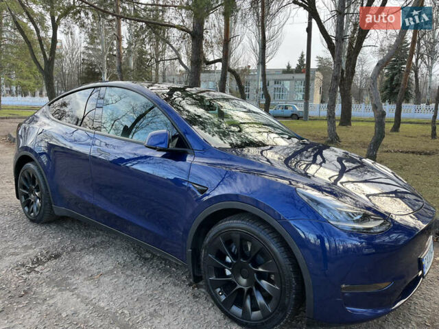 Синій Тесла Model Y, об'ємом двигуна 0 л та пробігом 72 тис. км за 27500 $, фото 1 на Automoto.ua