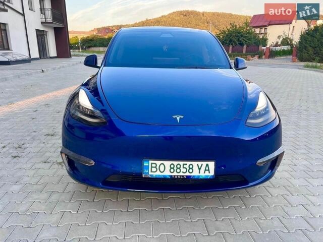 Синий Тесла Model Y, объемом двигателя 0 л и пробегом 143 тыс. км за 22000 $, фото 1 на Automoto.ua