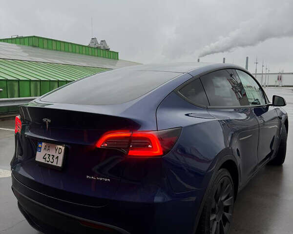 Синий Тесла Model Y, объемом двигателя 0 л и пробегом 130 тыс. км за 24500 $, фото 1 на Automoto.ua