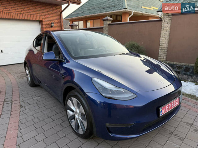 Синий Тесла Model Y, объемом двигателя 0 л и пробегом 30 тыс. км за 18100 $, фото 1 на Automoto.ua