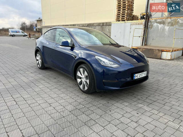 Синий Тесла Model Y, объемом двигателя 0 л и пробегом 36 тыс. км за 28300 $, фото 1 на Automoto.ua