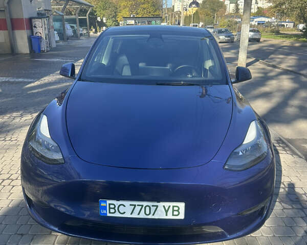 Тесла Model Y 2022 в Львове на Automoto.ua Синий Тесла Model Y, объемом двигателя 0 л и пробегом 39 тыс. км за 27000 $, фото 1 на Automoto.ua
