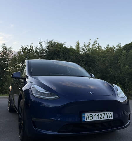 Синий Тесла Model Y, объемом двигателя 0 л и пробегом 18 тыс. км за 28000 $, фото 1 на Automoto.ua