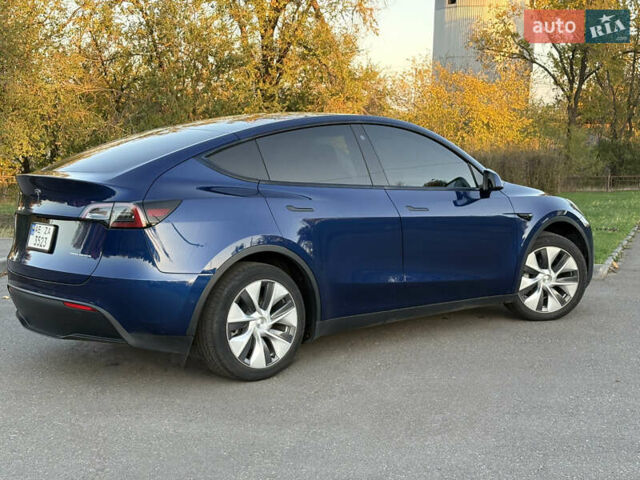 Синий Тесла Model Y, объемом двигателя 0 л и пробегом 42 тыс. км за 24500 $, фото 1 на Automoto.ua