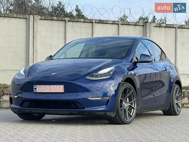 Синій Тесла Model Y, об'ємом двигуна 0 л та пробігом 160 тис. км за 22750 $, фото 1 на Automoto.ua