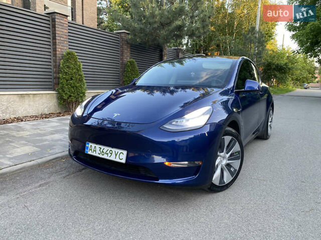 Тесла Model Y 2022 в Киеве на Automoto.ua Синий Тесла Model Y, объемом двигателя 0 л и пробегом 54 тыс. км за 26600 $, фото 1 на Automoto.ua