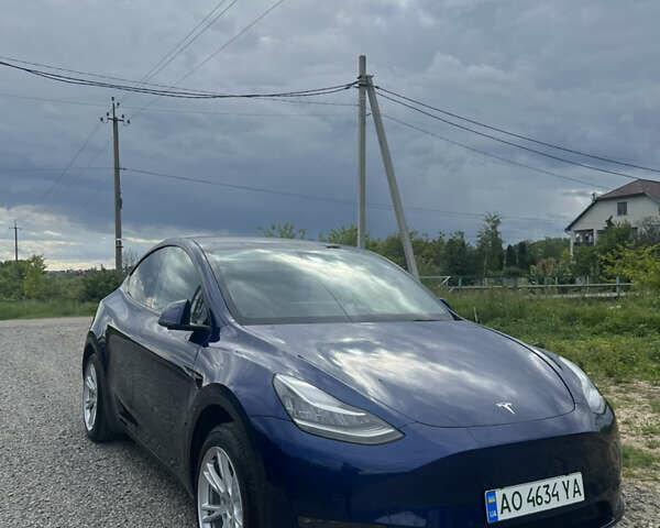 Синій Тесла Model Y, об'ємом двигуна 0 л та пробігом 91 тис. км за 23200 $, фото 1 на Automoto.ua