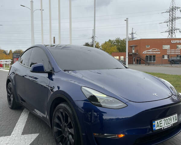 Тесла Model Y 2022 в Днепре (Днепропетровске) на Automoto.ua Синий Тесла Model Y, объемом двигателя 0 л и пробегом 57 тыс. км за 25499 $, фото 1 на Automoto.ua