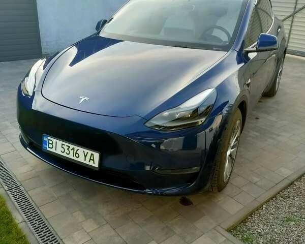 Синій Тесла Model Y, об'ємом двигуна 0 л та пробігом 69 тис. км за 28800 $, фото 1 на Automoto.ua