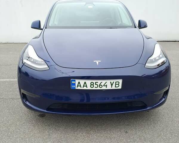 Синий Тесла Model Y, объемом двигателя 0 л и пробегом 34 тыс. км за 29150 $, фото 1 на Automoto.ua
