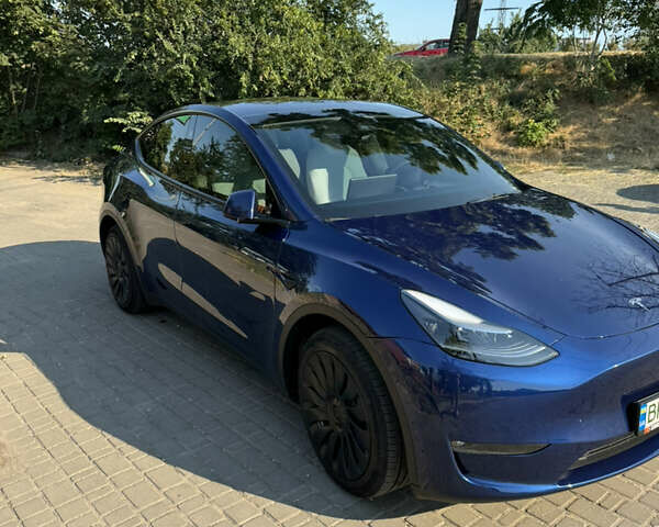 Синий Тесла Model Y, объемом двигателя 0 л и пробегом 9 тыс. км за 30000 $, фото 1 на Automoto.ua