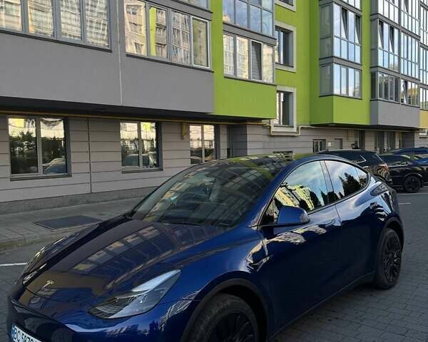 Синий Тесла Model Y, объемом двигателя 0 л и пробегом 27 тыс. км за 29499 $, фото 1 на Automoto.ua