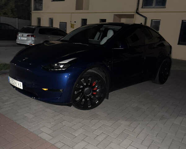 Тесла Model Y 2023 в Запорожье на Automoto.ua Синий Тесла Model Y, объемом двигателя 0 л и пробегом 48 тыс. км за 33500 $, фото 1 на Automoto.ua