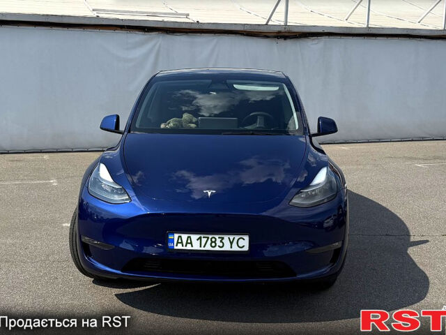 Синий Тесла Model Y, объемом двигателя 0 л и пробегом 26 тыс. км за 30000 $, фото 1 на Automoto.ua