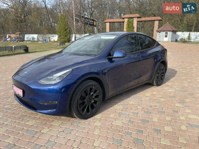 Синий Тесла Model Y, объемом двигателя 0 л и пробегом 17 тыс. км за 29600 $, фото 1 на Automoto.ua