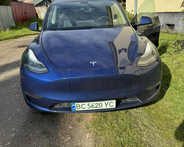 Синій Тесла Model Y, об'ємом двигуна 0 л та пробігом 57 тис. км за 31900 $, фото 1 на Automoto.ua