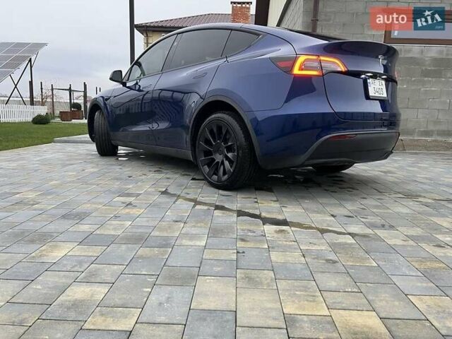 Синий Тесла Model Y, объемом двигателя 0 л и пробегом 14 тыс. км за 29900 $, фото 1 на Automoto.ua