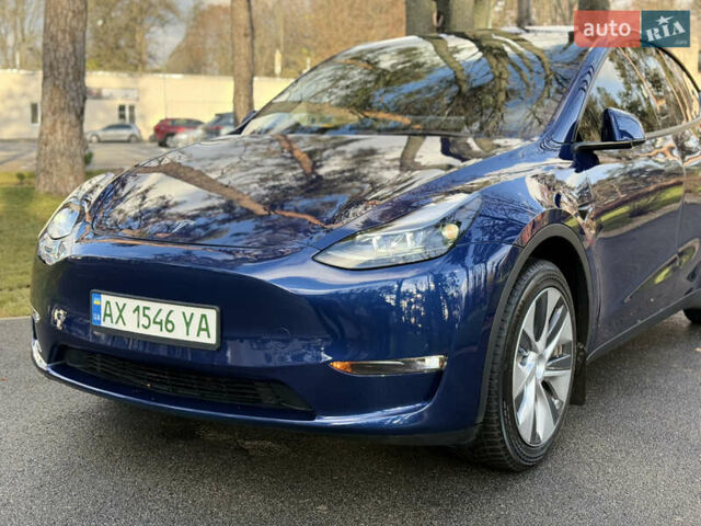 Синій Тесла Model Y, об'ємом двигуна 0 л та пробігом 46 тис. км за 30000 $, фото 1 на Automoto.ua