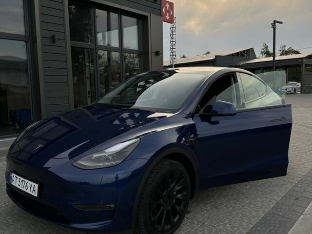 Синій Тесла Model Y, об'ємом двигуна 0 л та пробігом 37 тис. км за 28800 $, фото 1 на Automoto.ua