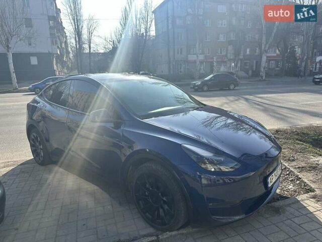 Синий Тесла Model Y, объемом двигателя 0 л и пробегом 20 тыс. км за 25000 $, фото 1 на Automoto.ua