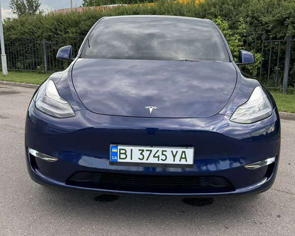 Синій Тесла Model Y, об'ємом двигуна 0 л та пробігом 38 тис. км за 25500 $, фото 1 на Automoto.ua