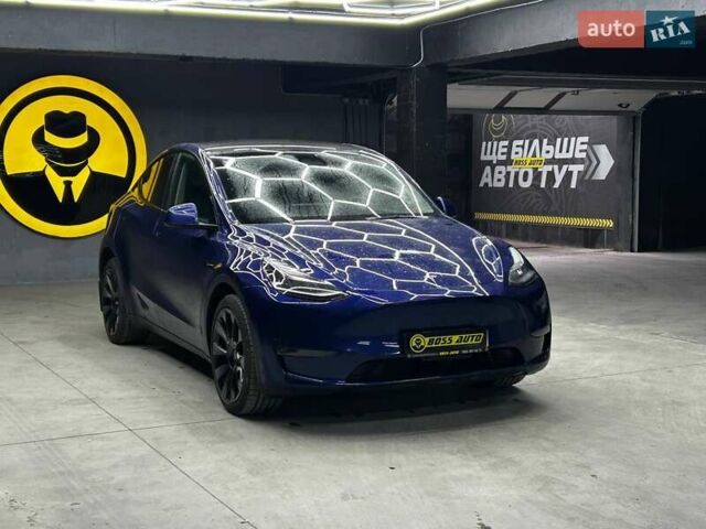 Синій Тесла Model Y, об'ємом двигуна 0 л та пробігом 80 тис. км за 30000 $, фото 1 на Automoto.ua