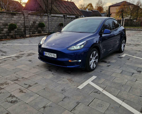 Синий Тесла Model Y, объемом двигателя 0 л и пробегом 46 тыс. км за 25499 $, фото 1 на Automoto.ua