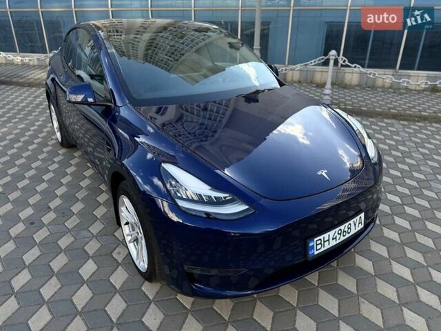 Синій Тесла Model Y, об'ємом двигуна 0 л та пробігом 43 тис. км за 32000 $, фото 1 на Automoto.ua
