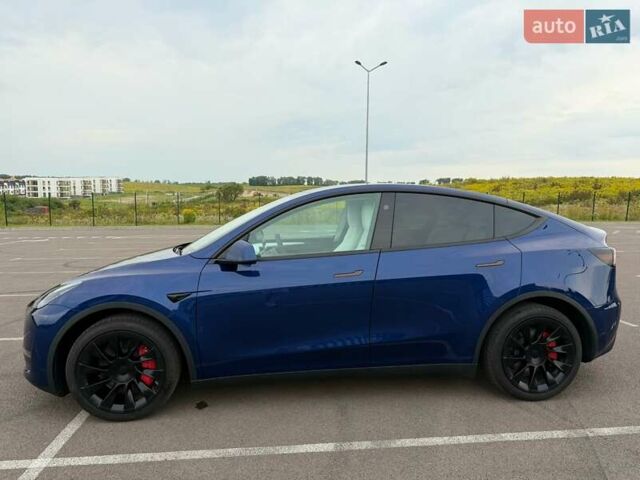 Синий Тесла Model Y, объемом двигателя 0 л и пробегом 7 тыс. км за 34900 $, фото 1 на Automoto.ua