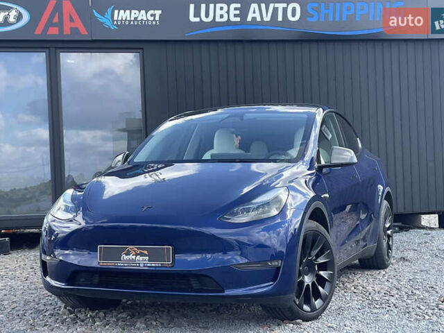 Синий Тесла Model Y, объемом двигателя 0 л и пробегом 6 тыс. км за 31900 $, фото 1 на Automoto.ua