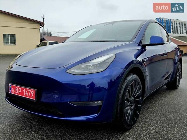 Синій Тесла Model Y, об'ємом двигуна 0 л та пробігом 13 тис. км за 28500 $, фото 1 на Automoto.ua